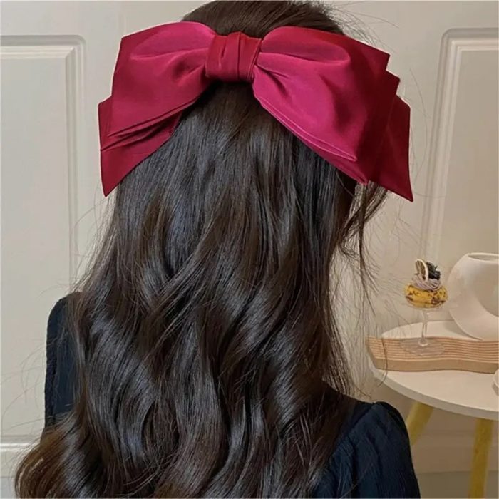 Oversized Red Bow