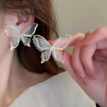 Butterfly glazed Earrings