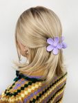 Flower Hair claw- lilac