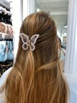Crystal Pearl Hair Claw