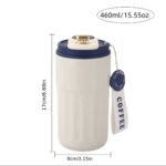 Flip Top Insulated Coffee Tumbler
