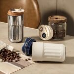 Flip Top Insulated Coffee Tumbler
