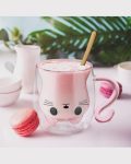 Catty High Borosilicate Coffee Mugs